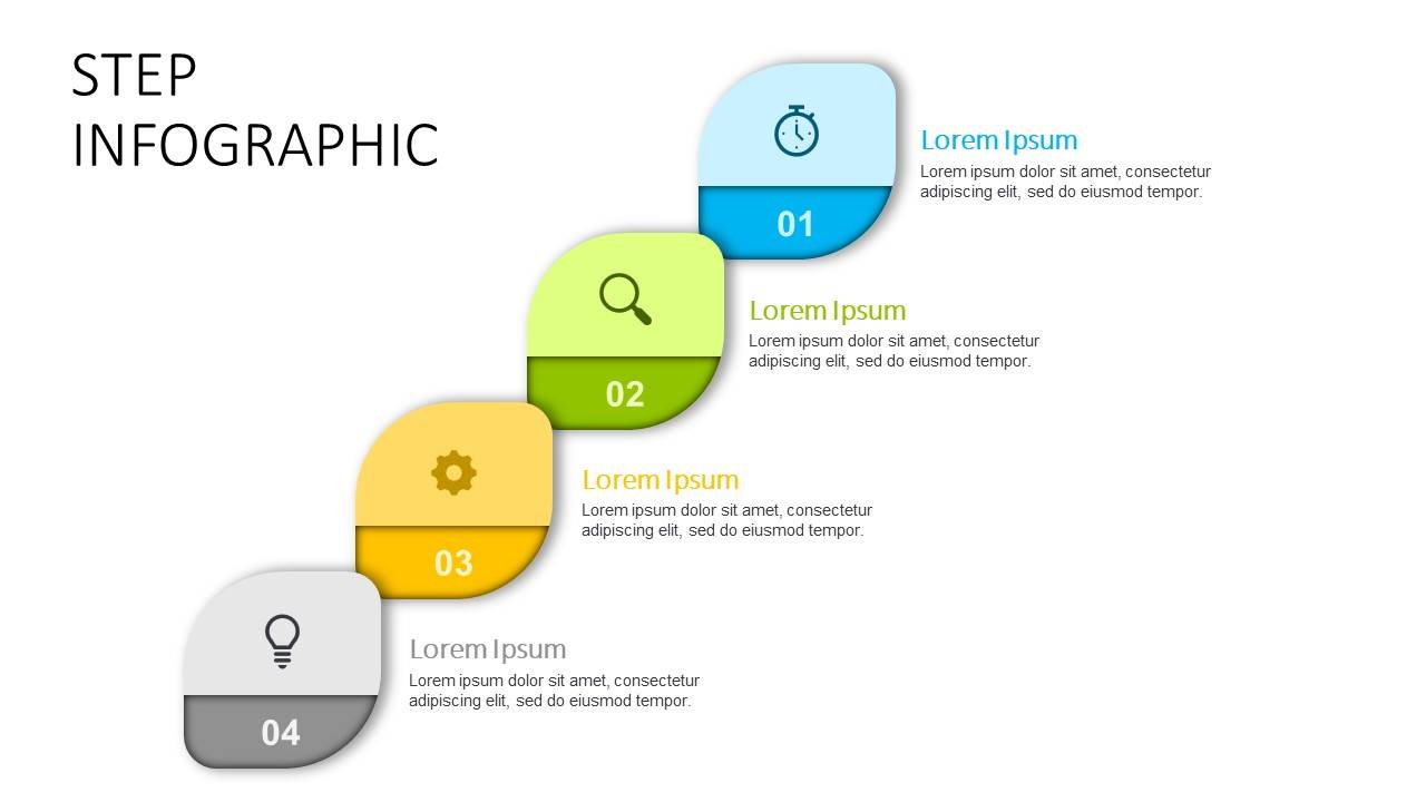 Steps Infographic For Powerpoint Slidegem