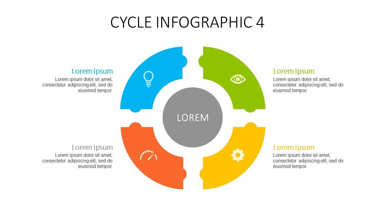 Cycle PowerPoint Infographic 11 - SlideGem