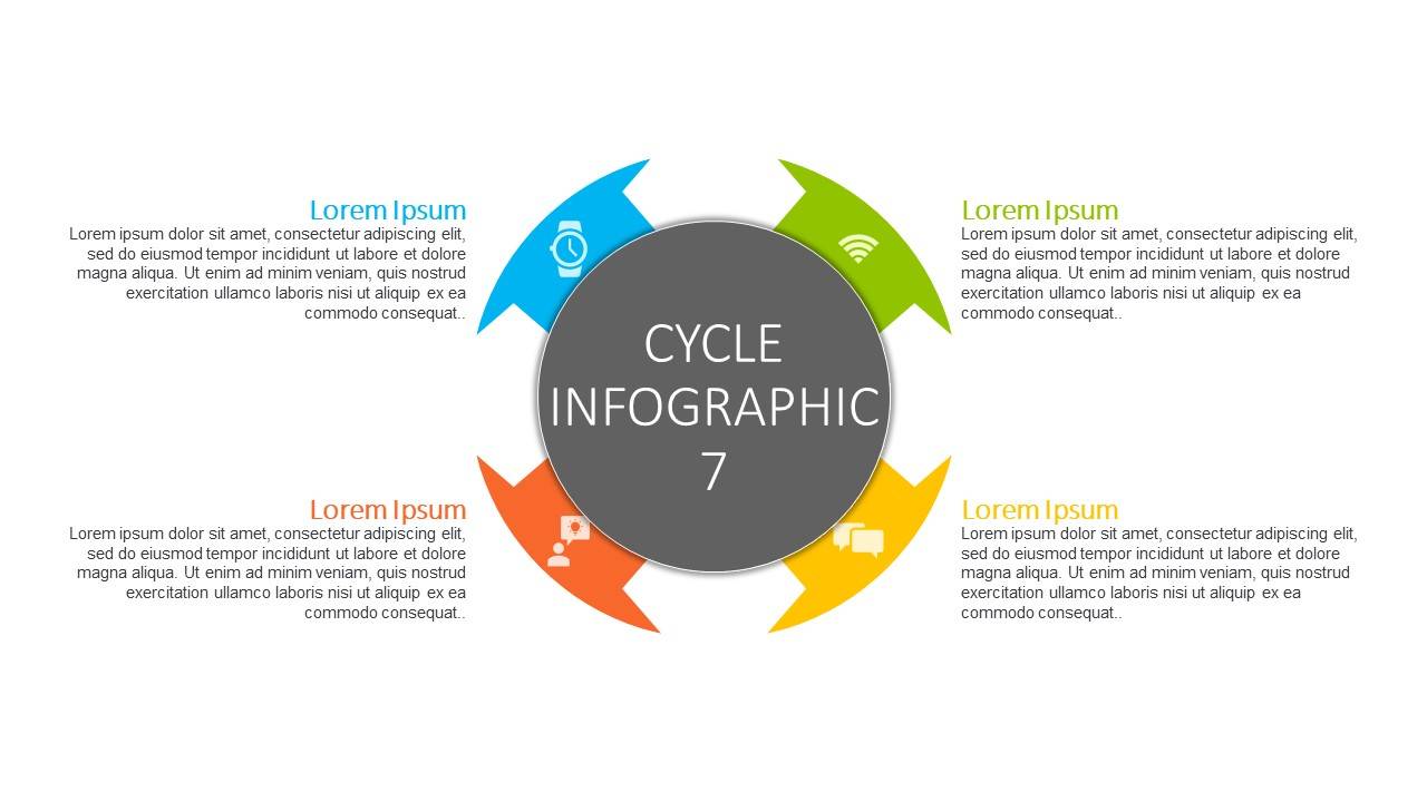 Cycle PowerPoint Infographic 14 - SlideGem