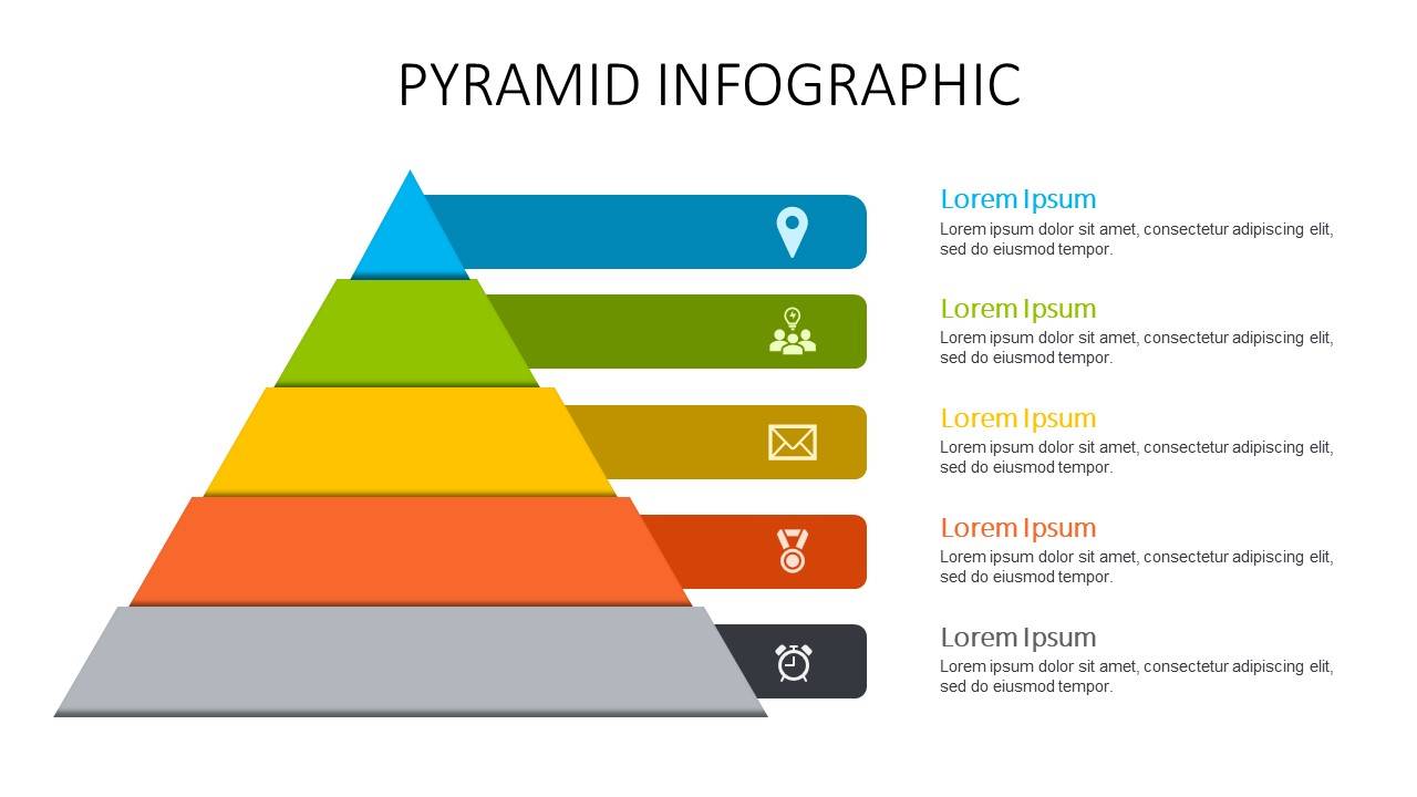 Pyramid Infographic for presentation 6 - SlideGem