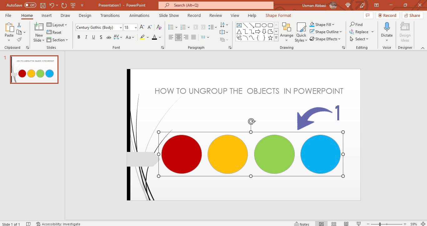 Reordering objects in PowerPoint