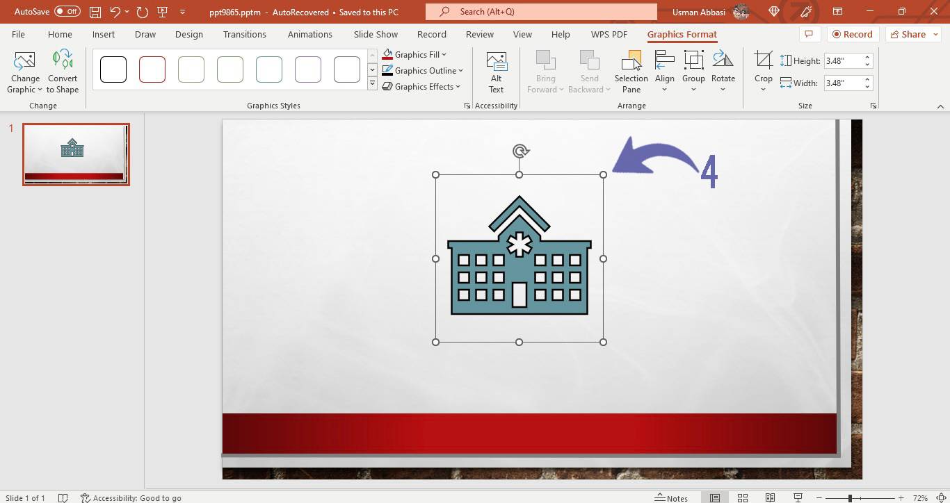 Changing icon in PowerPoint