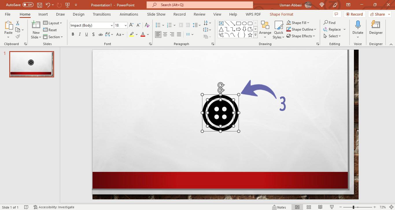 Converting icon to shape in PowerPoint